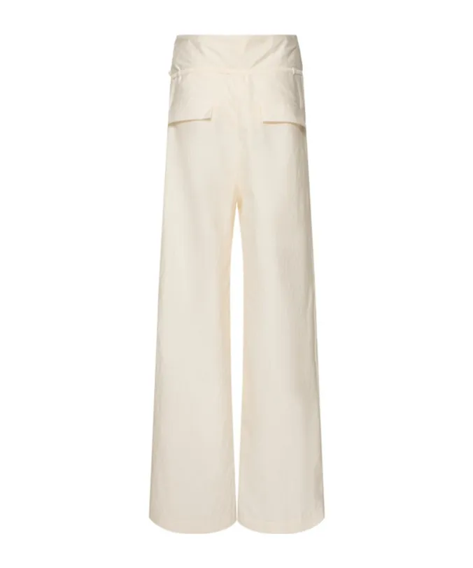 Waist Tie Casual Pants