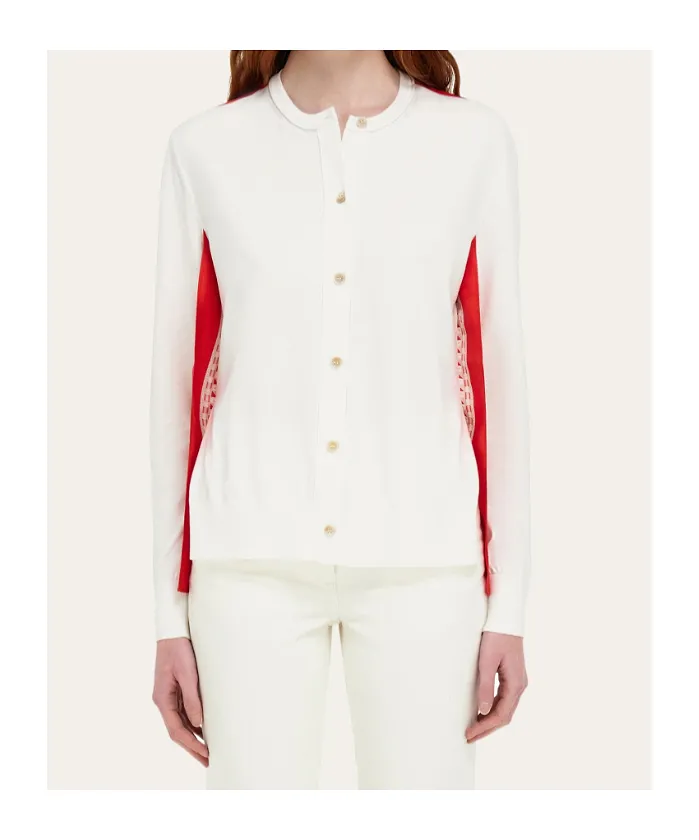 Crew-Neck Cardigan