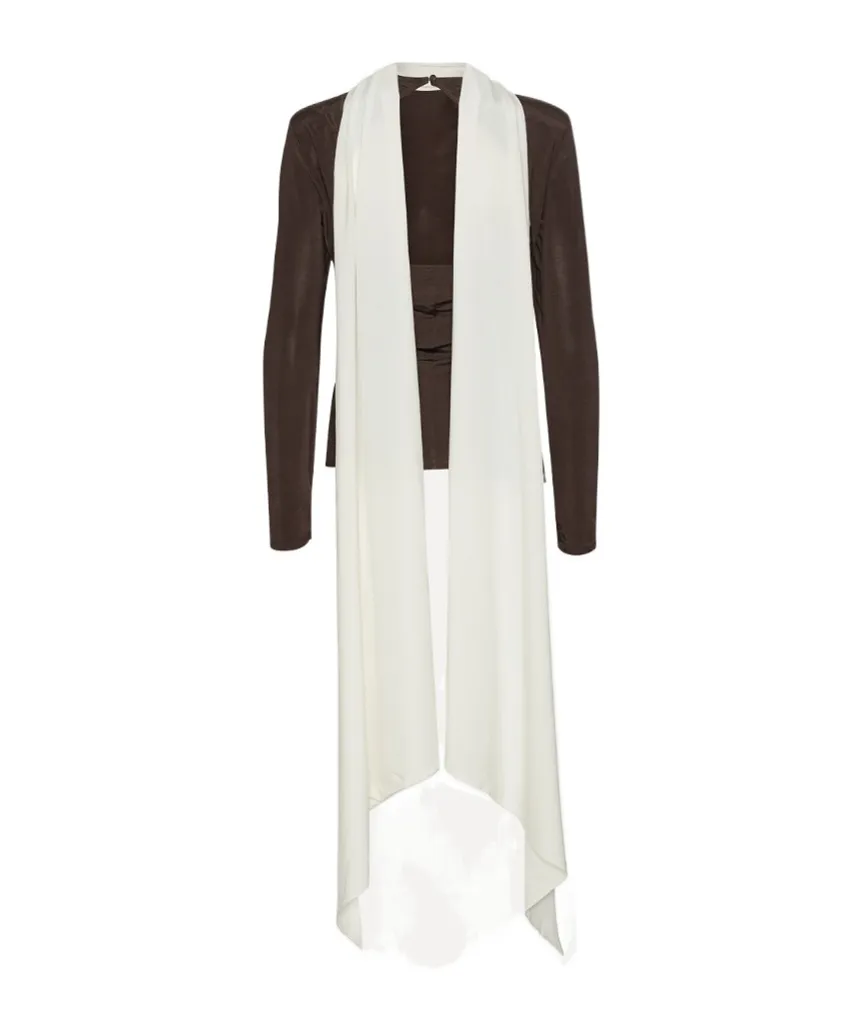 Rotate Long-Sleeved Scarf Top