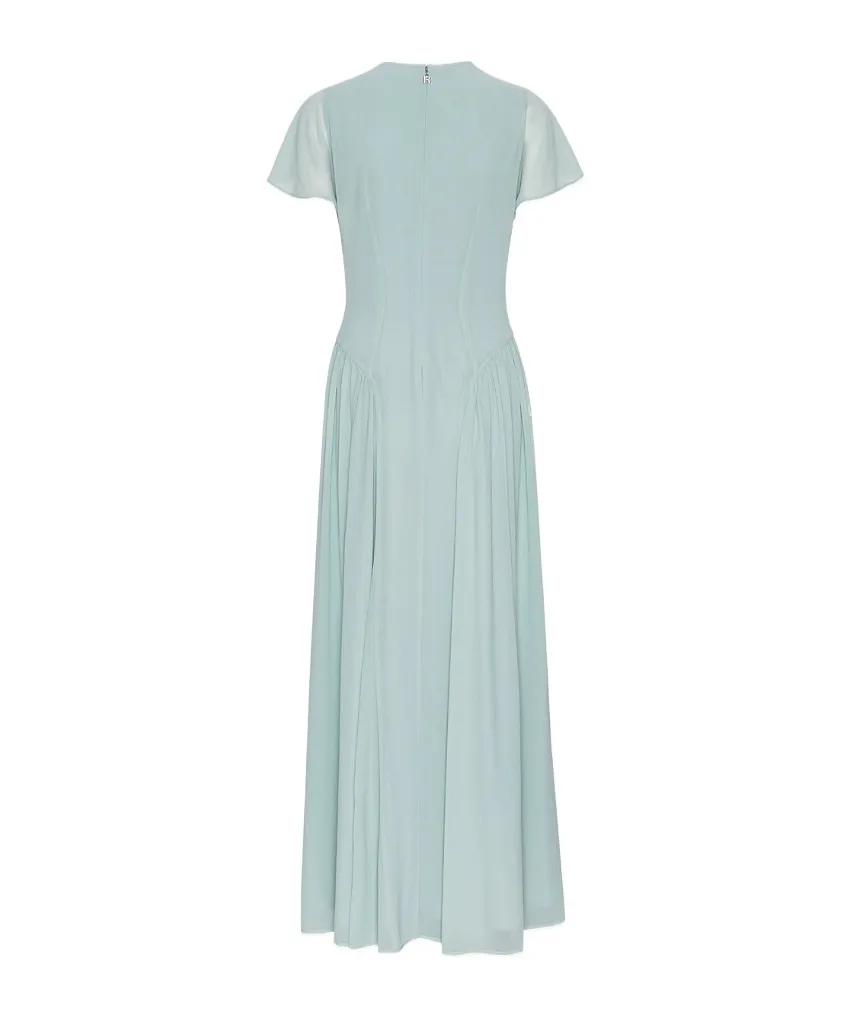 Rotate Maxi V-Neck Dress