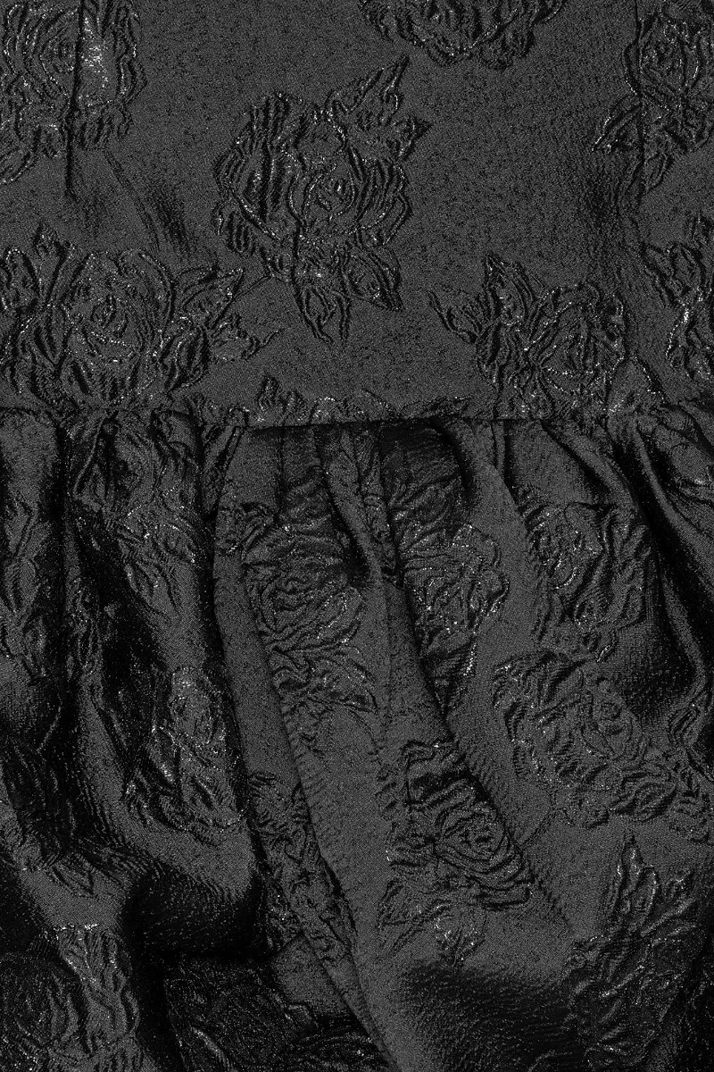 Rotate Monogram Jacquard Mini Skirt