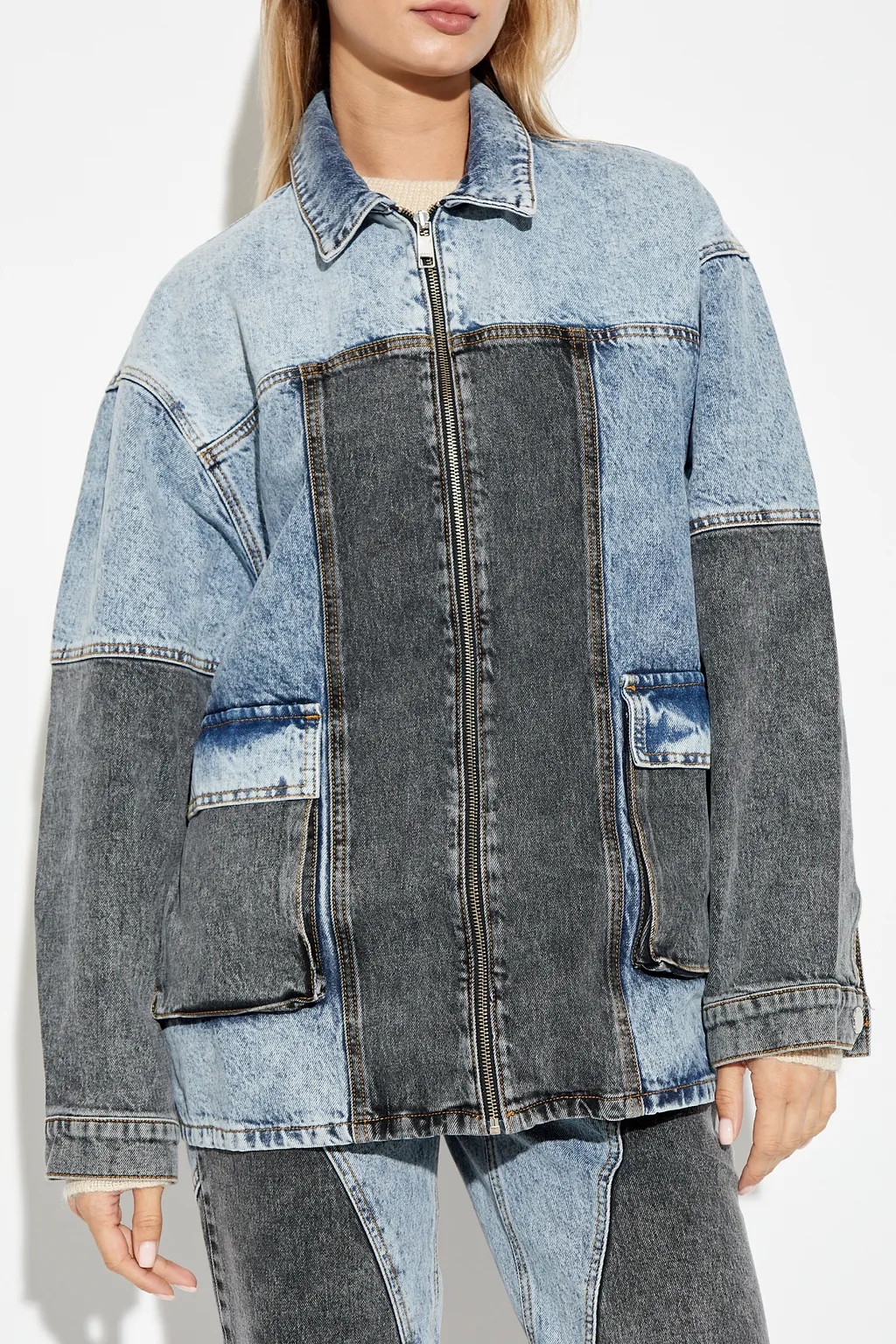 Rotate Patchwork Jacket