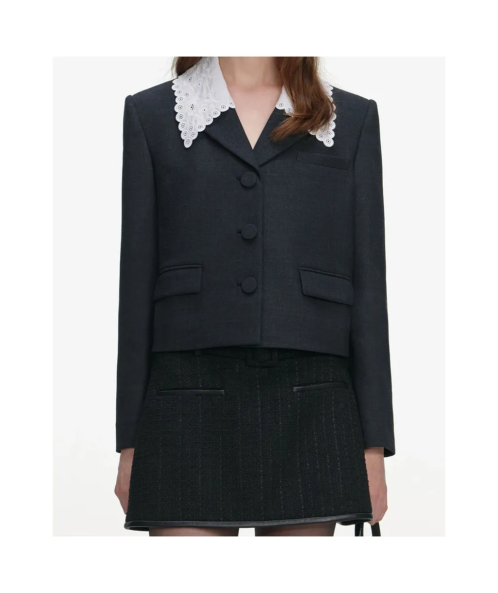 Self-Portrait Collared Jacket
