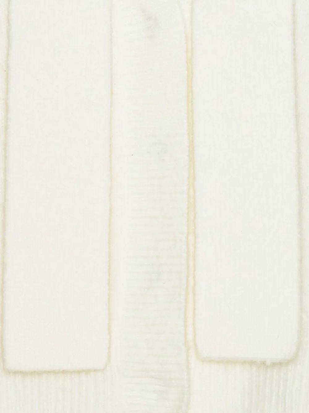 Rotate Scarf-Neck Buttoned Cardigan