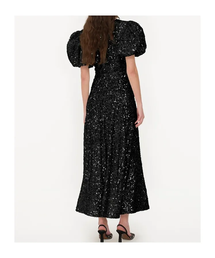 Rotate Sequin Embellished Midi Dress
