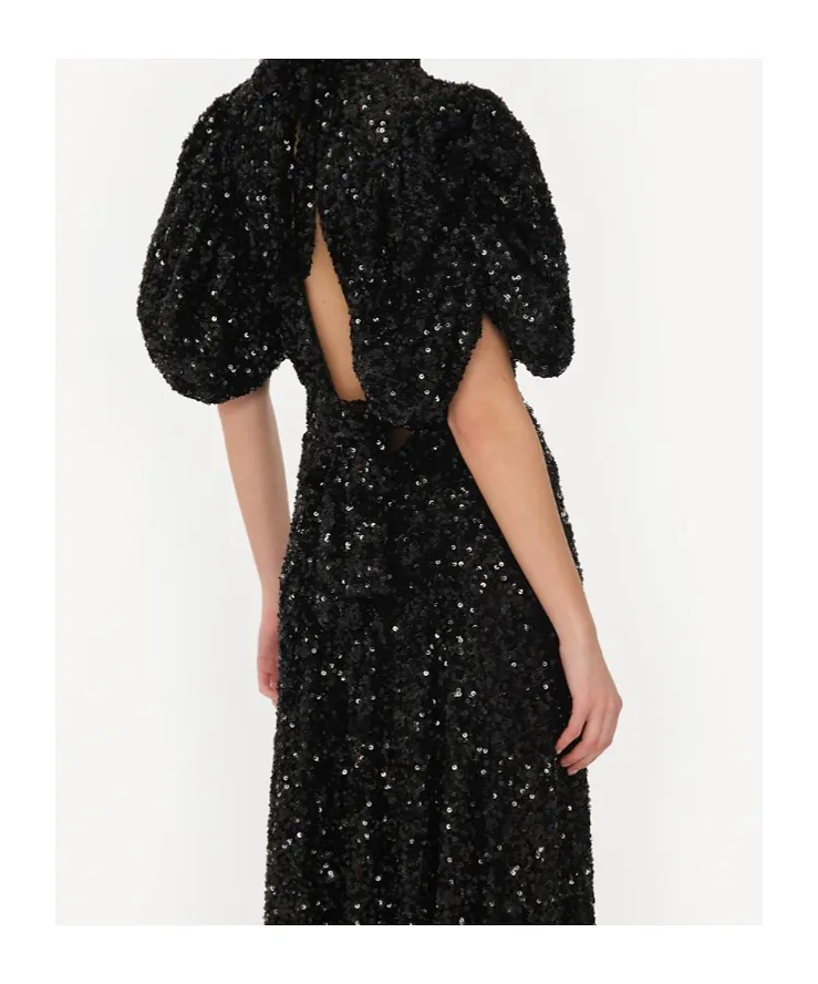 Rotate Sequin Embellished Midi Dress