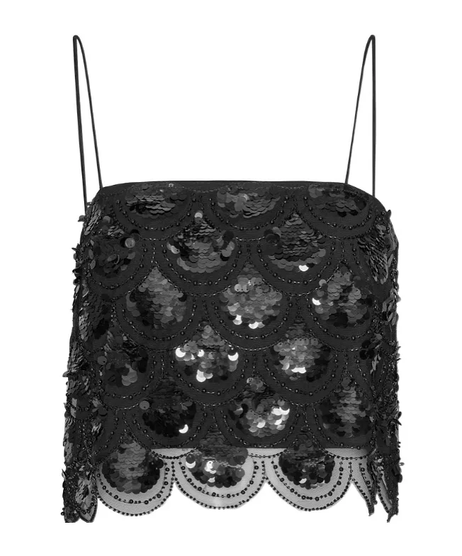 Rotate Sequin Embellished Top