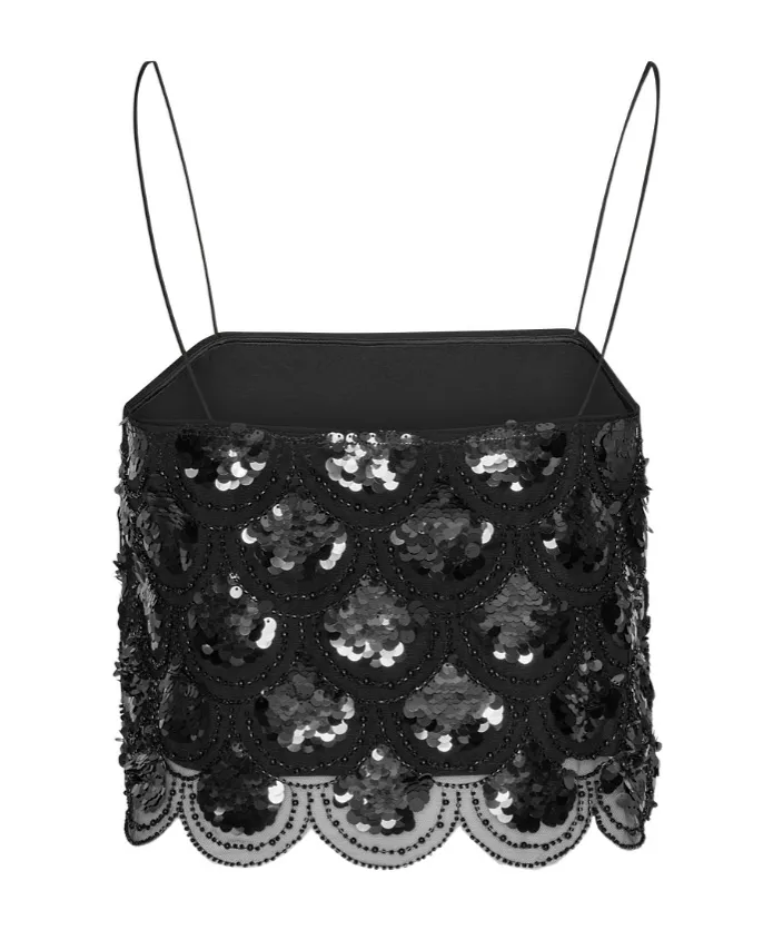 Rotate Sequin Embellished Top
