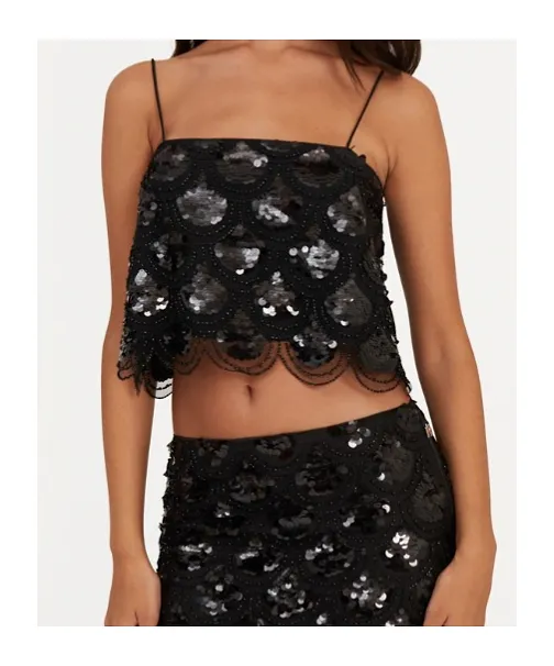 Rotate Sequin Embellished Top