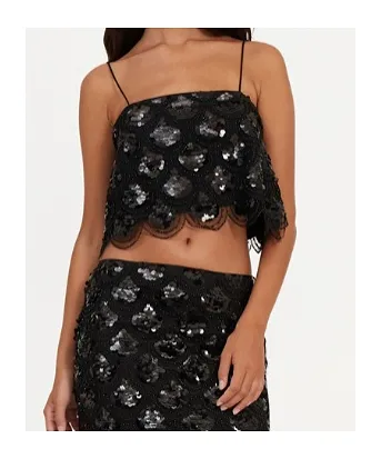 Rotate Sequin Embellished Top