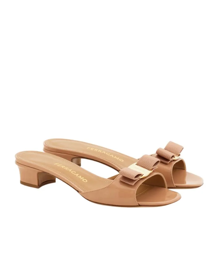 Ferragamo Vara Bow Slides