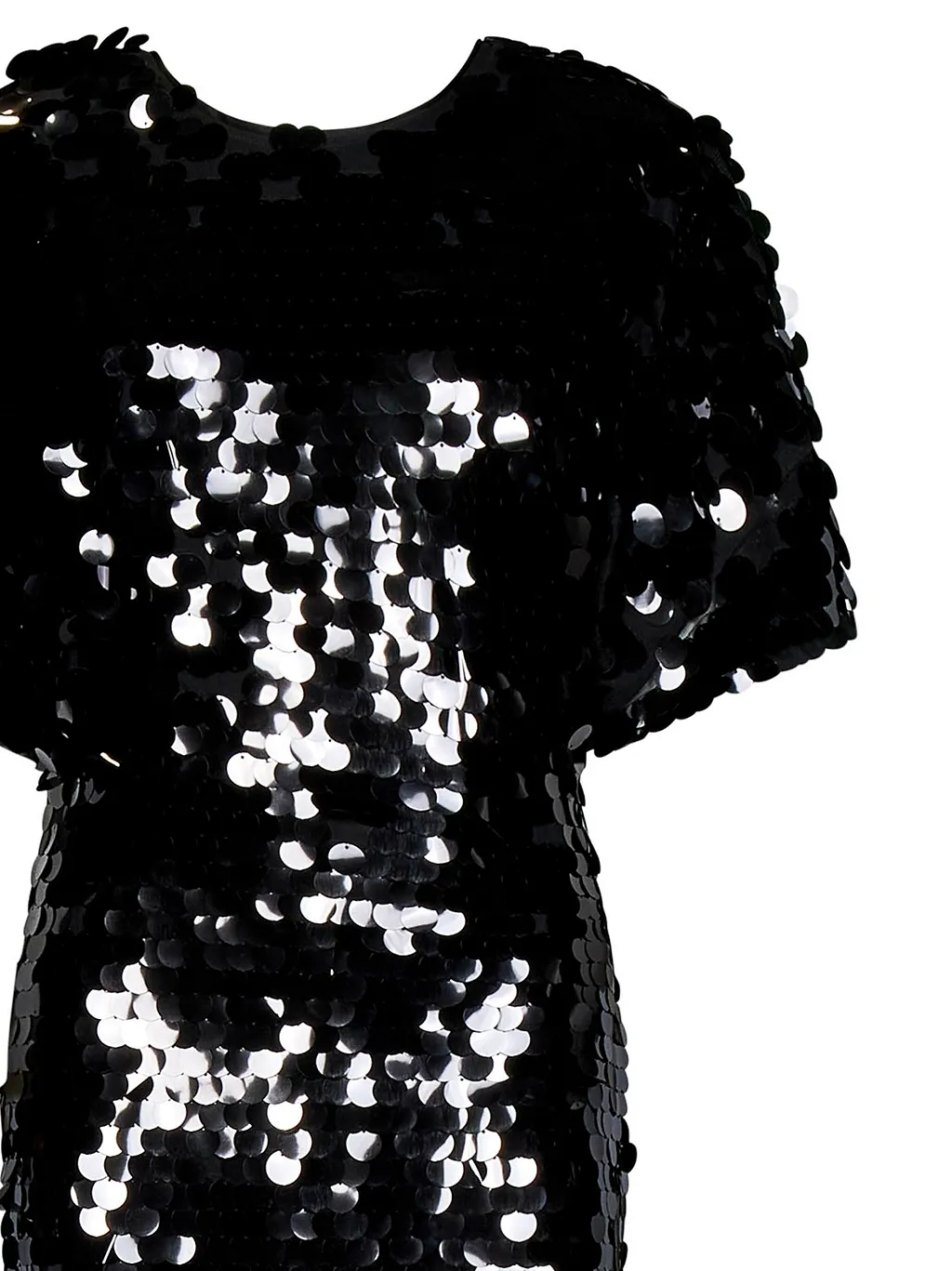 Rotate Sequinned Open-Back Dress