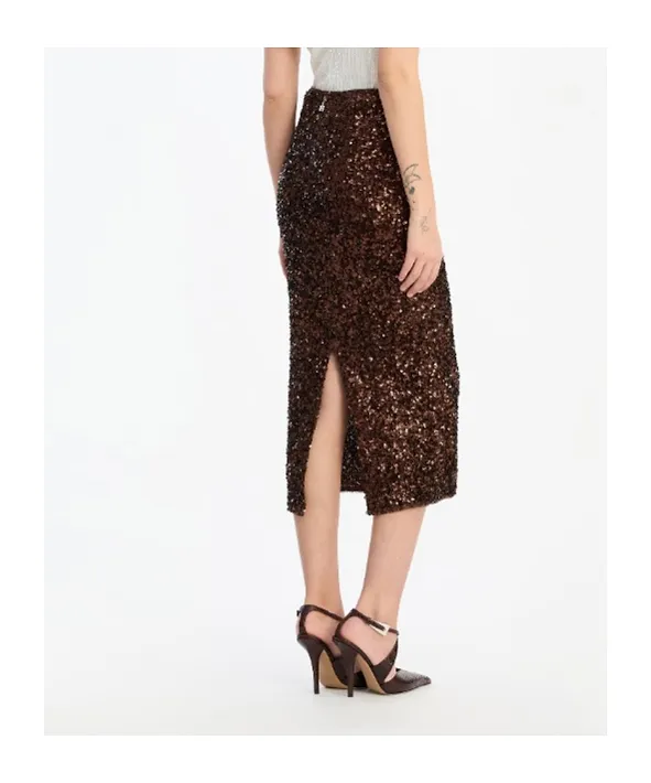 Rotate Sequin Midi Skirt