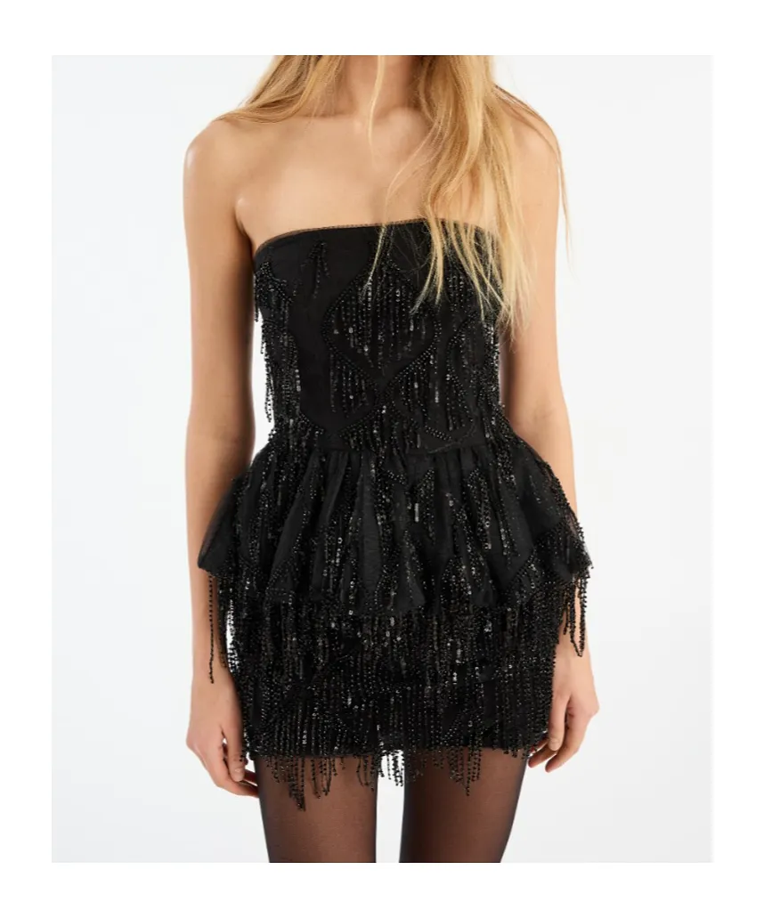 Rotate Sequinned Mini Skirt