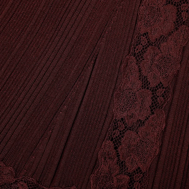 Self-Portrait Off-Shoulder Lace-Insert Dress
