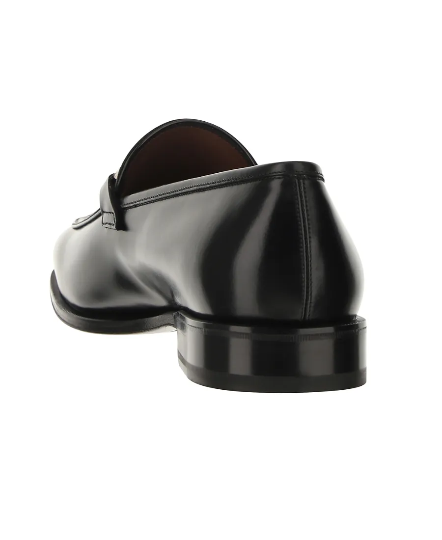 Gancini Leather Loafers