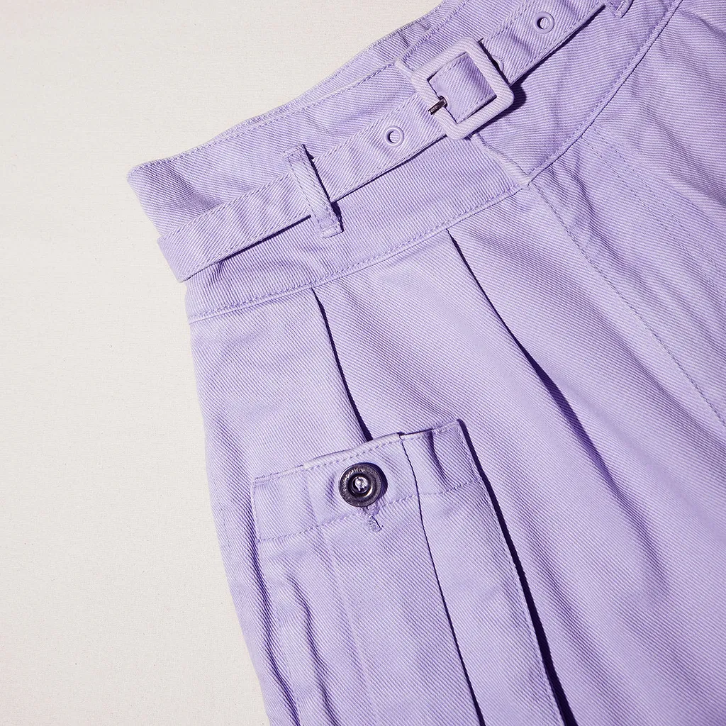 Logo Denim Shorts