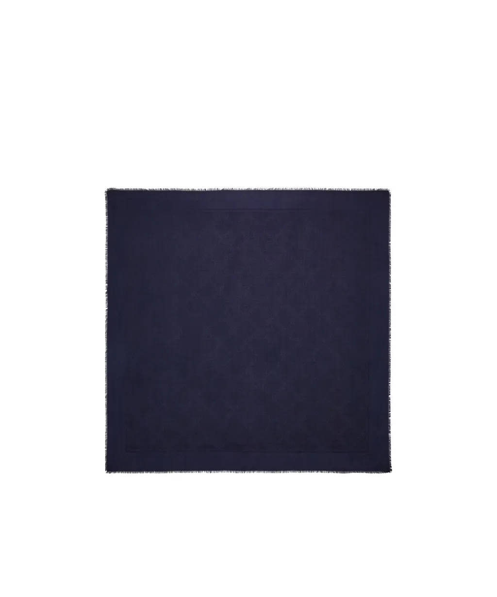 Ferragamo Eyewear Jacquard Fringe Scarf