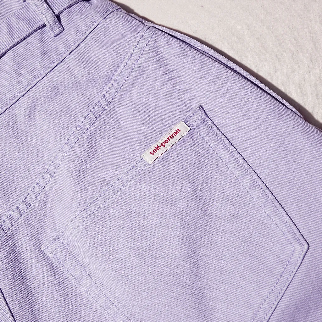 Logo Denim Shorts