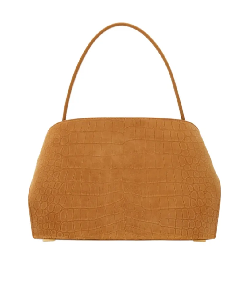 Ferragamo Gancini Embossed Shoulder Bag