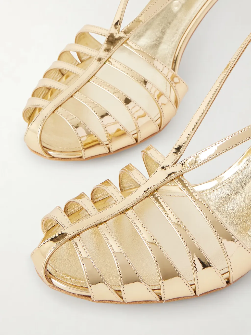 Lilie Leather High-Heeled Sandals