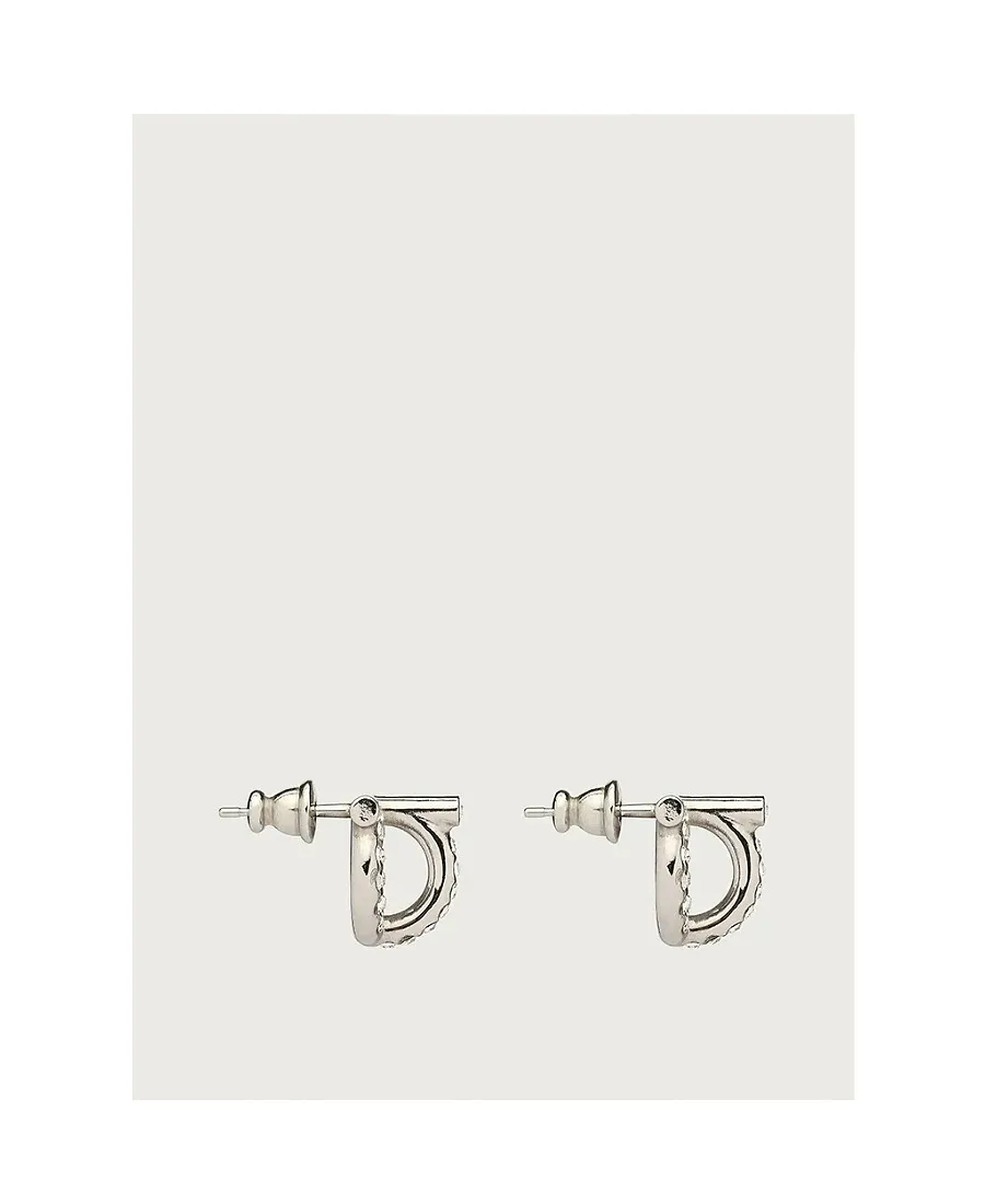 Logo Crystal Earrings