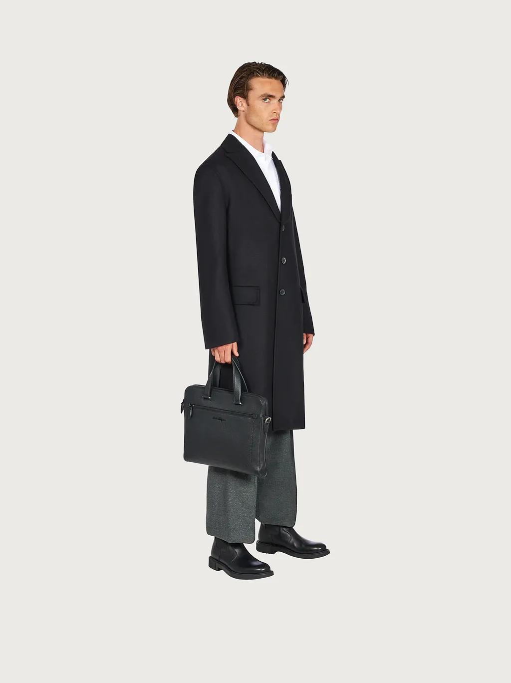 Logo Zipper Briefcase