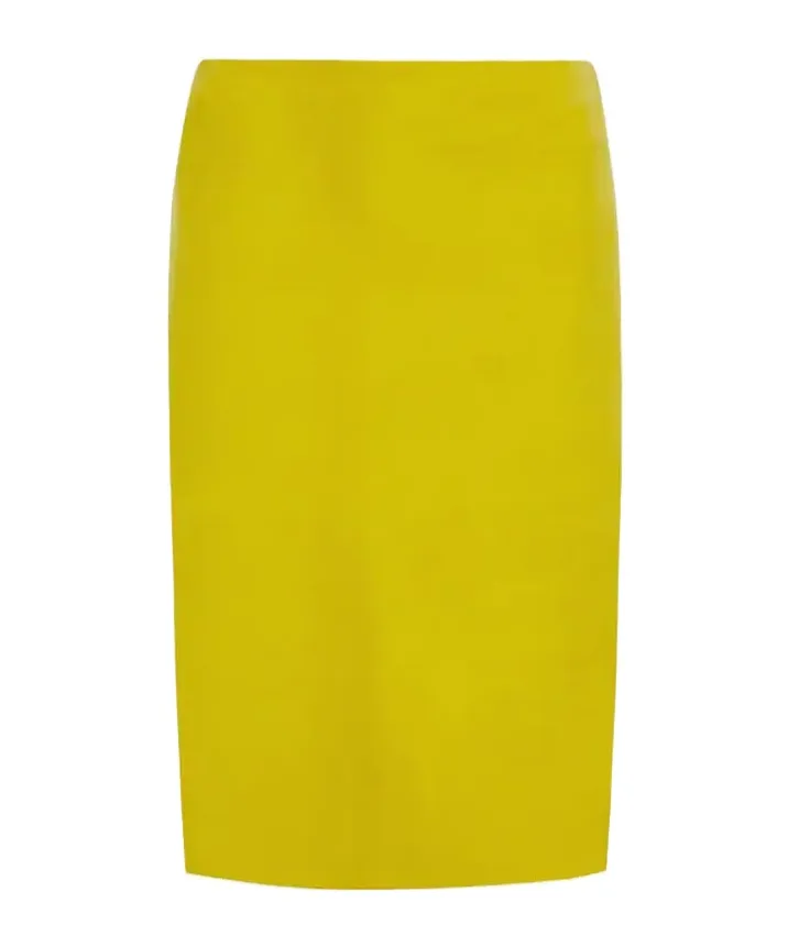 Nubuck Pencil Skirt
