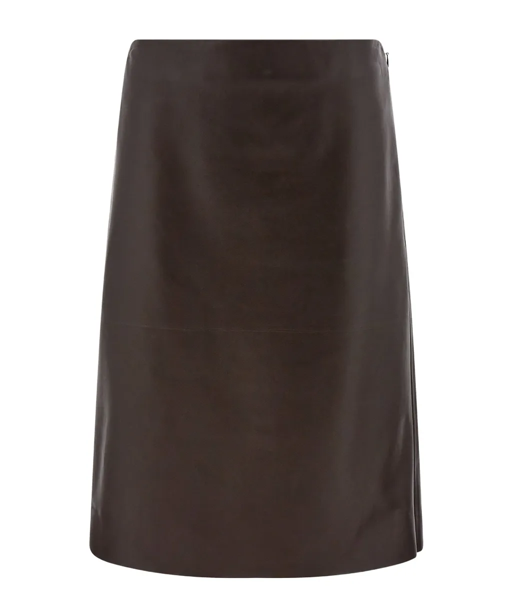 Nappa Pencil Skirt