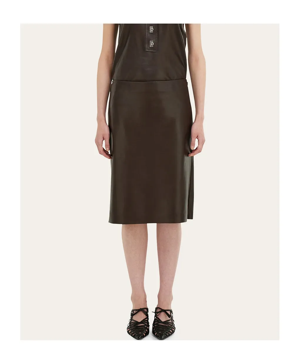 Nappa Pencil Skirt