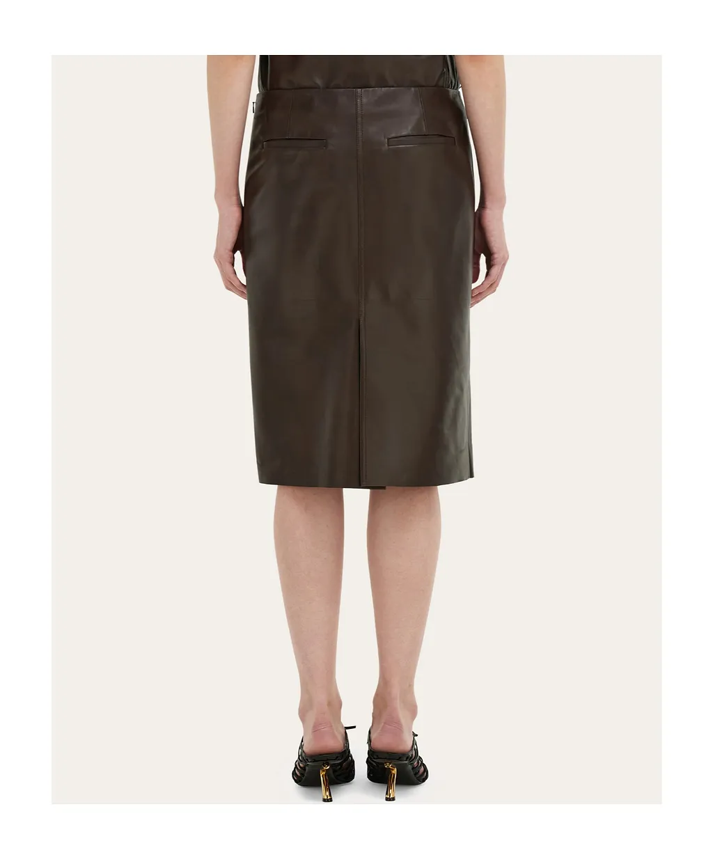 Nappa Pencil Skirt