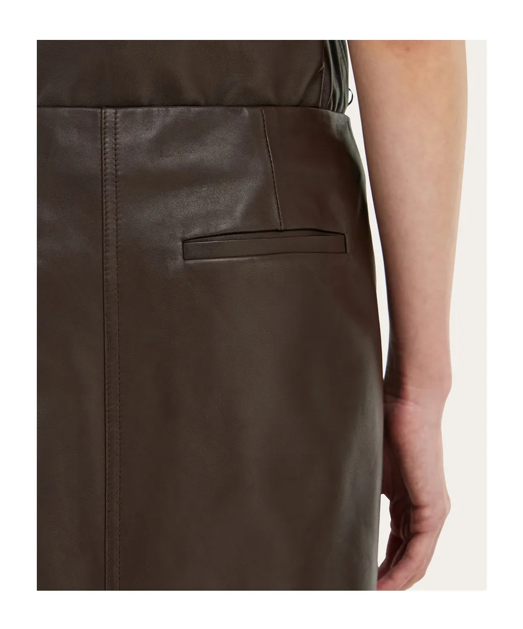 Nappa Pencil Skirt