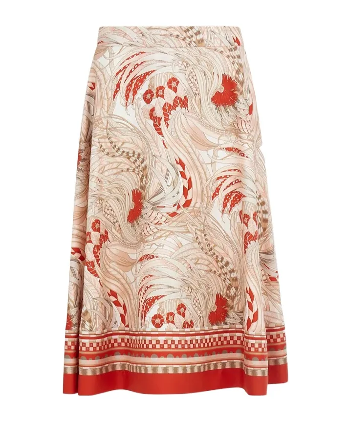 Printed Long Skirt