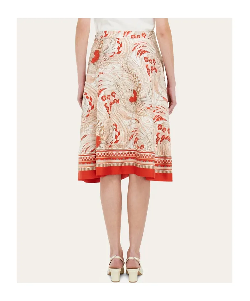 Printed Long Skirt