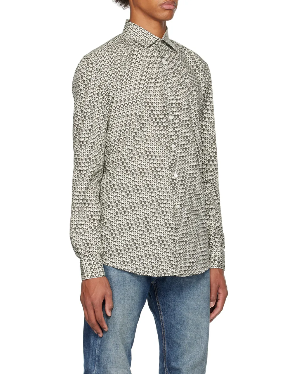 Patterned Cotton Shirt