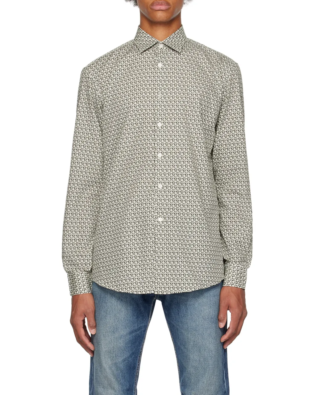 Patterned Cotton Shirt