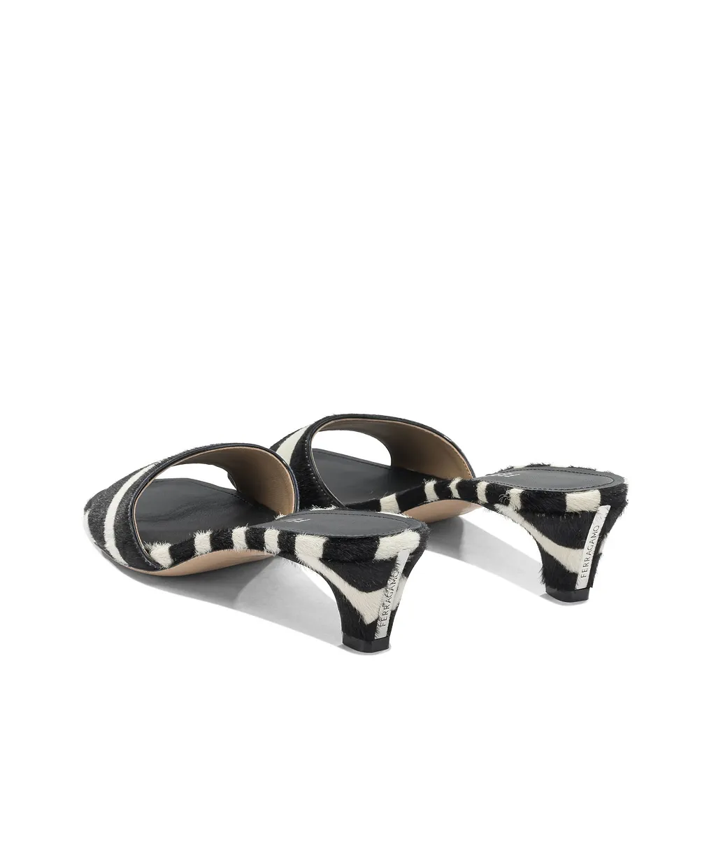 Round-Toe High-Heeled Sandals