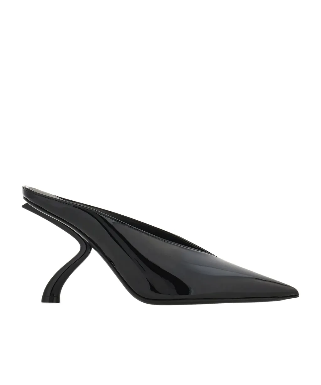S-Shaped Heel Mule