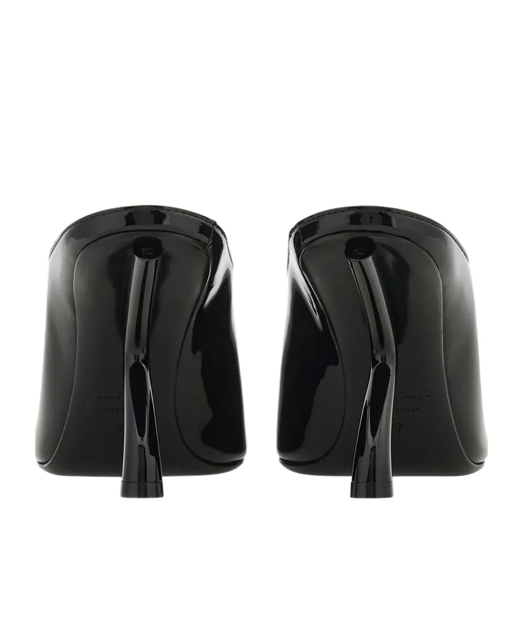 S-Shaped Heel Mule