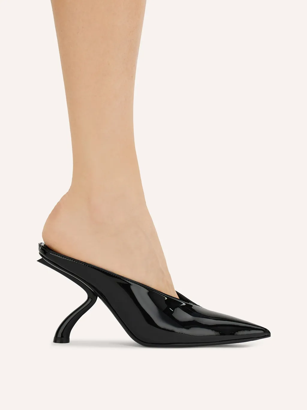 S-Shaped Heel Mule