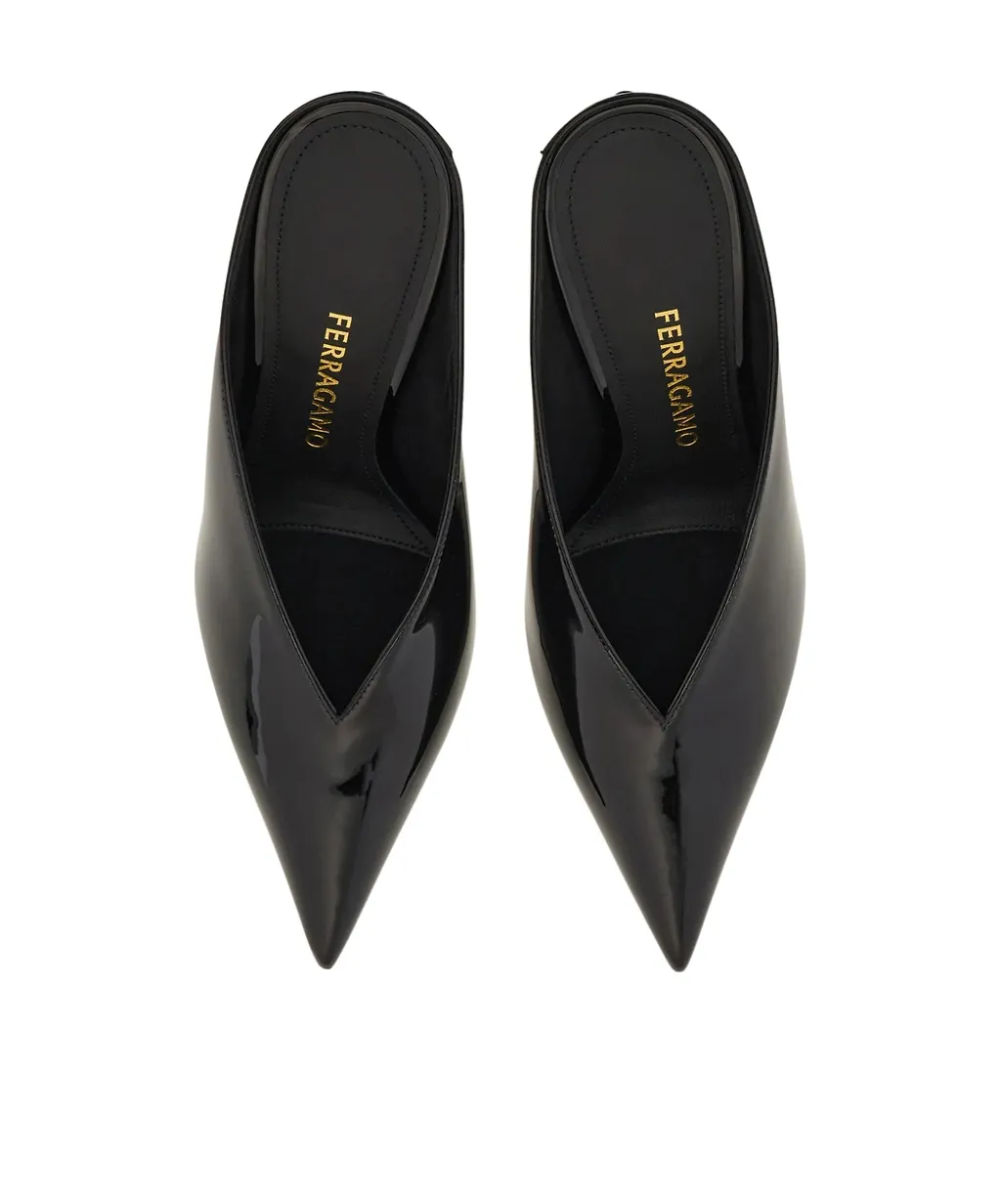 S-Shaped Heel Mule
