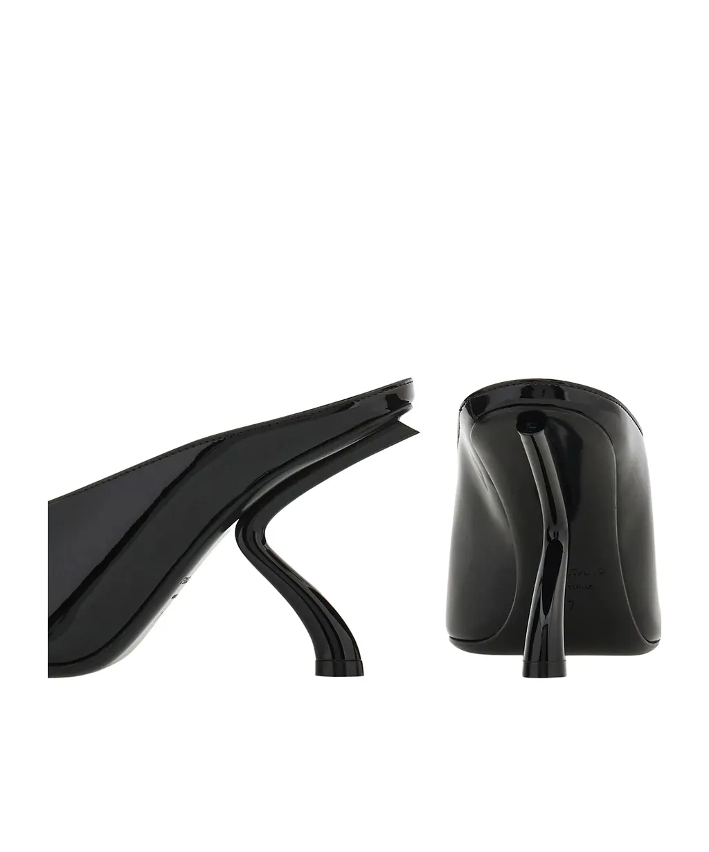 S-Shaped Heel Mule