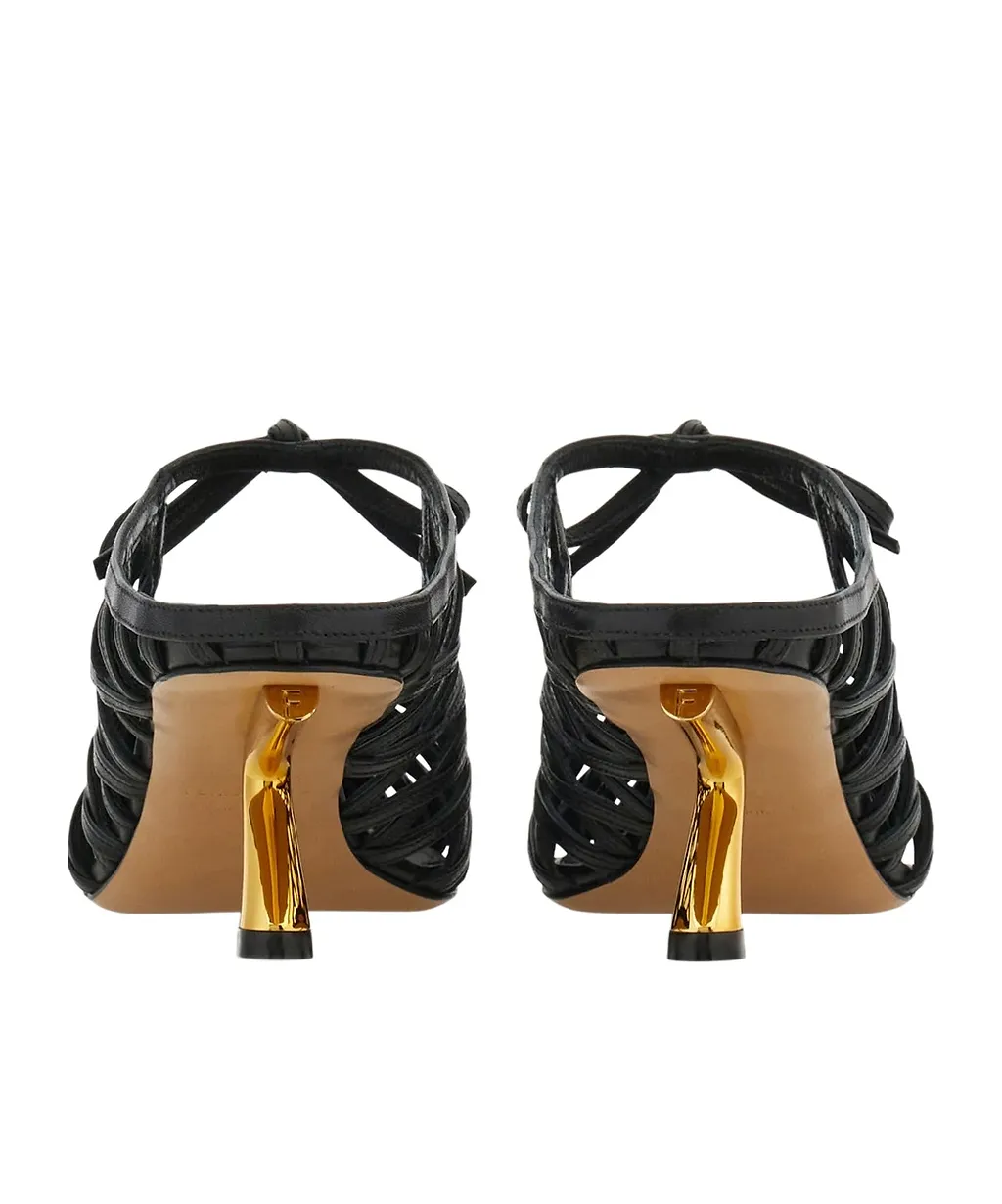 S-Shaped Heel Mule