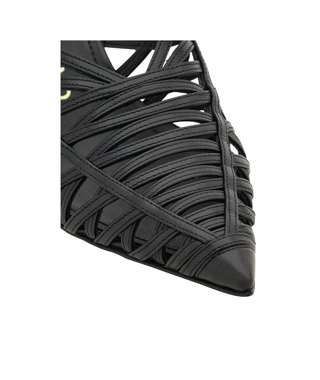 S-Shaped Heel Mule