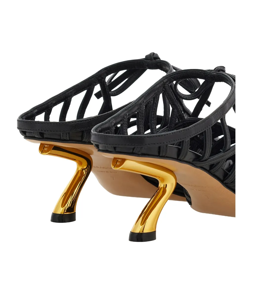 S-Shaped Heel Mule