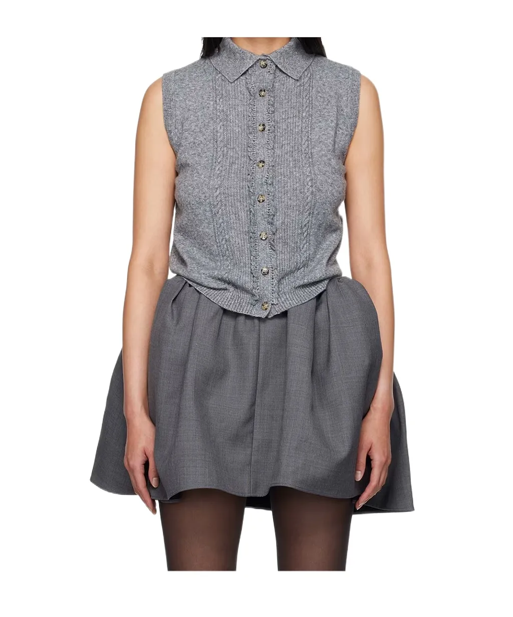 Sleeveless Cardigan