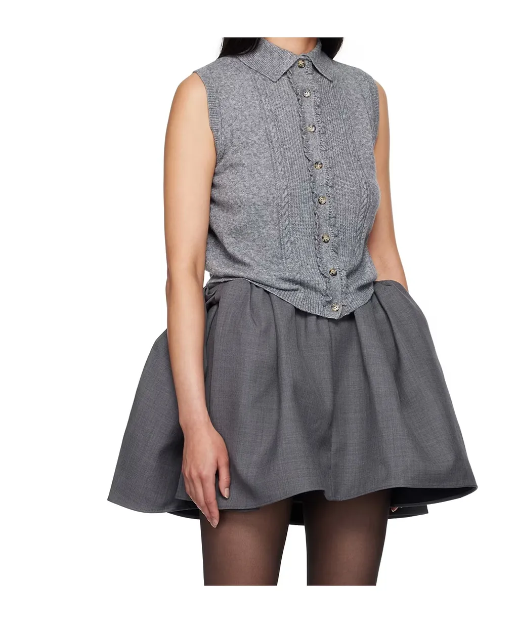 Sleeveless Cardigan