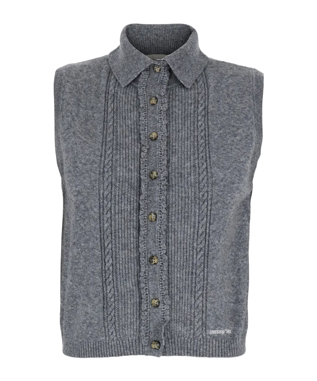 Sleeveless Cardigan