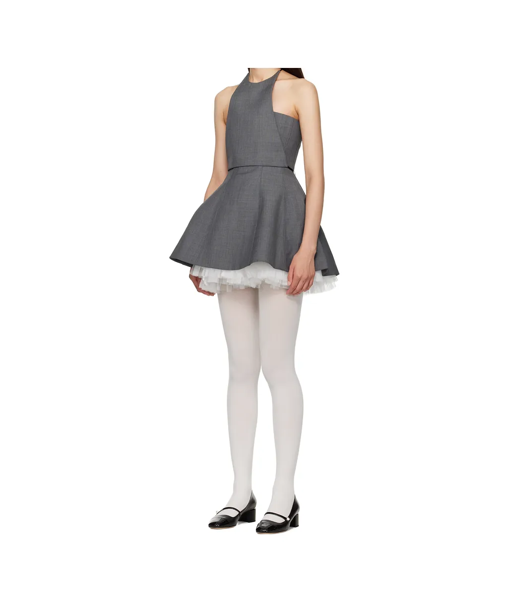 Twill Mini Dress