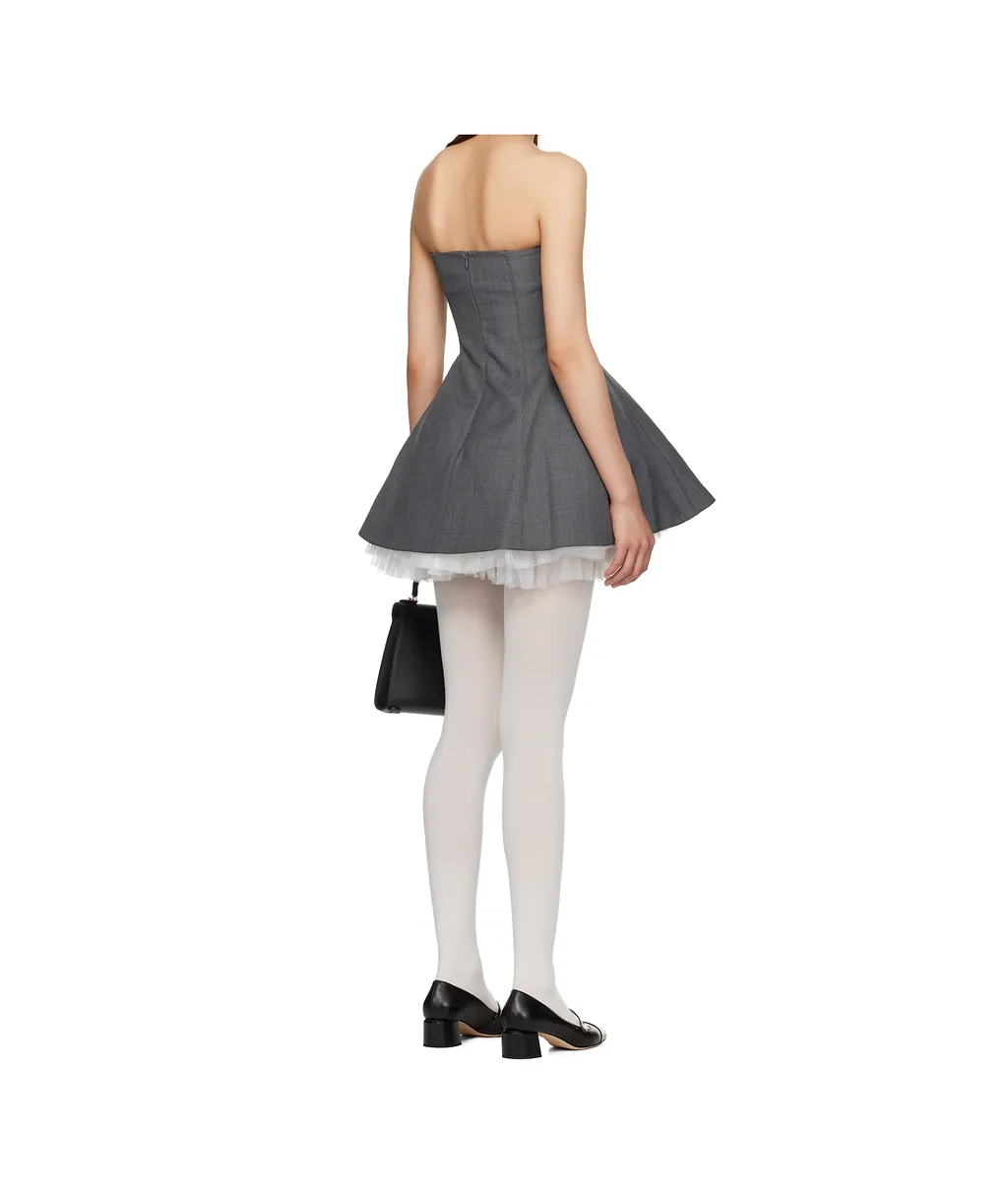 Twill Mini Dress